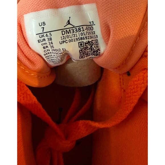 Women's Jordan 1 Mid SE Rush Orange Crimson Bliss Size 7- DM3381-600 - Picture 8 of 9